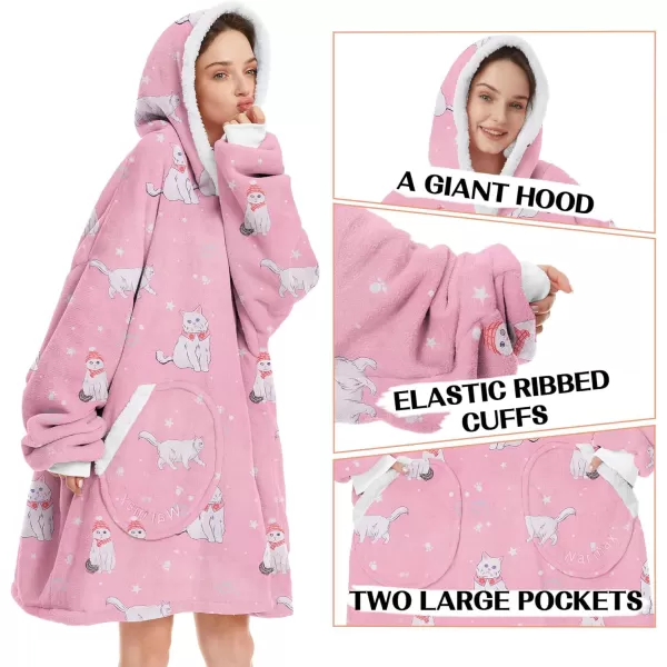 Zando Blanket Hoodie 2024 Wearable Blanket Kids and Adult Gift Comfy Blanket Hoodie Oversized Sweatshirt Sherpa Fleece