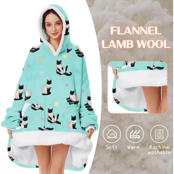 Zando Blanket Hoodie 2024 Wearable Blanket Kids and Adult Gift Comfy Blanket Hoodie Oversized Sweatshirt Sherpa Fleece