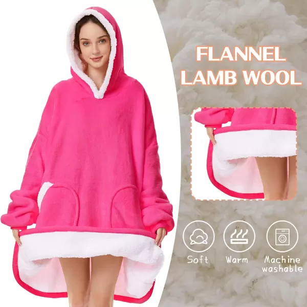 Zando Blanket Hoodie 2024 Wearable Blanket Kids and Adult Gift Comfy Blanket Hoodie Oversized Sweatshirt Sherpa Fleece