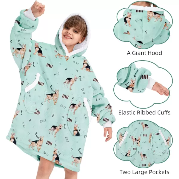 Zando Blanket Hoodie 2024 Wearable Blanket Kids and Adult Gift Comfy Blanket Hoodie Oversized Sweatshirt Sherpa Fleece
