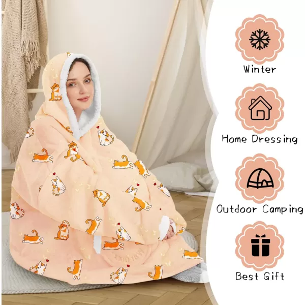 Zando Blanket Hoodie 2024 Wearable Blanket Kids and Adult Gift Comfy Blanket Hoodie Oversized Sweatshirt Sherpa Fleece