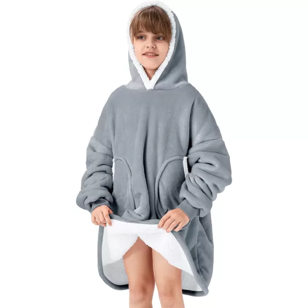 Zando Blanket Hoodie 2024 Wearable Blanket Kids and Adult Gift Comfy Blanket Hoodie Oversized Sweatshirt Sherpa Fleece