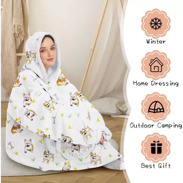 Zando Blanket Hoodie 2024 Wearable Blanket Kids and Adult Gift Comfy Blanket Hoodie Oversized Sweatshirt Sherpa Fleece