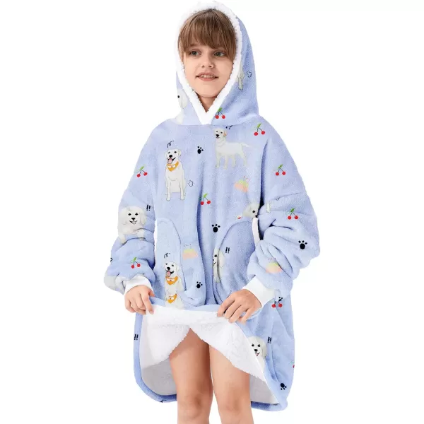 Zando Blanket Hoodie 2024 Wearable Blanket Kids and Adult Gift Comfy Blanket Hoodie Oversized Sweatshirt Sherpa Fleece