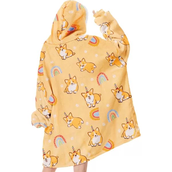 Zando Blanket Hoodie 2024 Wearable Blanket Kids and Adult Gift Comfy Blanket Hoodie Oversized Sweatshirt Sherpa Fleece
