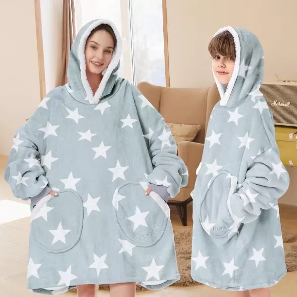 Zando Blanket Hoodie 2024 Wearable Blanket Kids and Adult Gift Comfy Blanket Hoodie Oversized Sweatshirt Sherpa Fleece