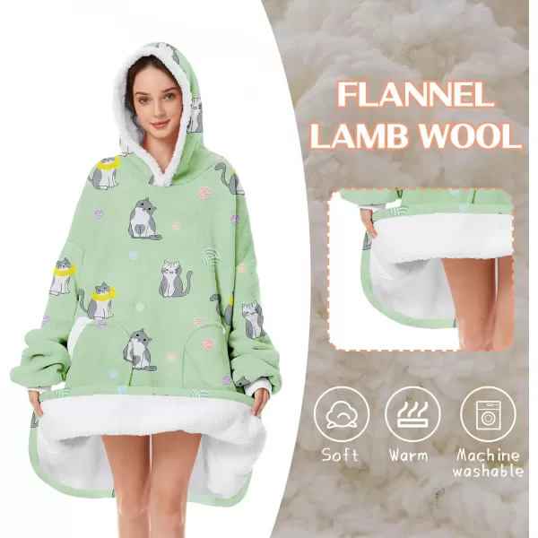 Zando Blanket Hoodie 2024 Wearable Blanket Kids and Adult Gift Comfy Blanket Hoodie Oversized Sweatshirt Sherpa Fleece