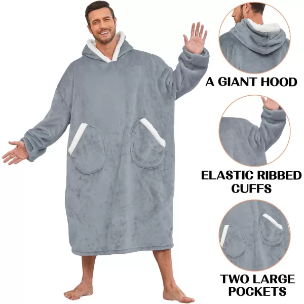 Zando Blanket Hoodie 2024 Wearable Blanket Kids and Adult Gift Comfy Blanket Hoodie Oversized Sweatshirt Sherpa Fleece
