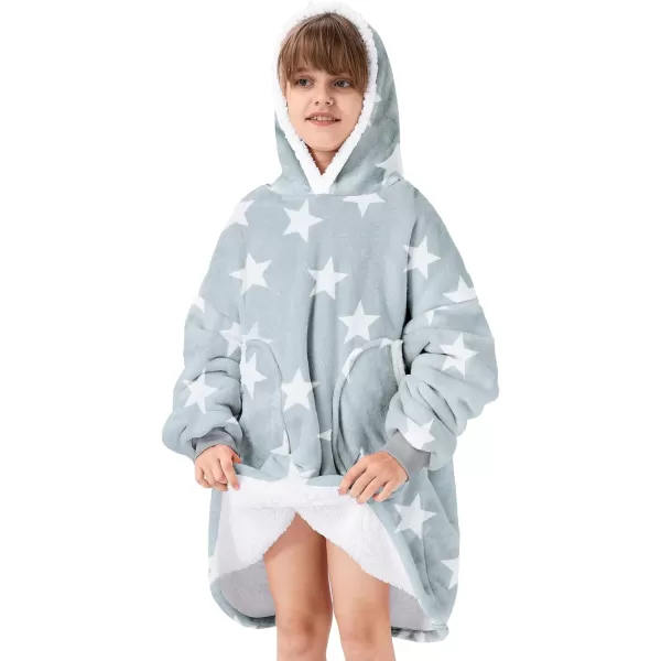 Zando Blanket Hoodie 2024 Wearable Blanket Kids and Adult Gift Comfy Blanket Hoodie Oversized Sweatshirt Sherpa Fleece