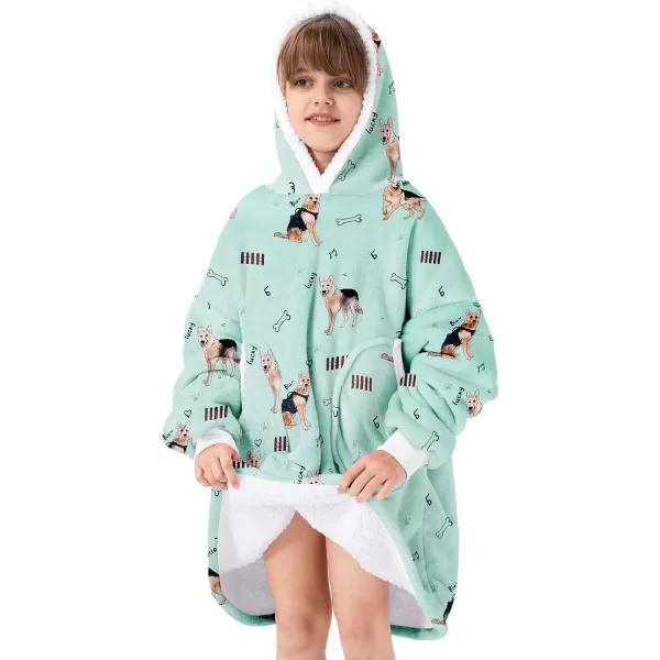 Zando Blanket Hoodie 2024 Wearable Blanket Kids and Adult Gift Comfy Blanket Hoodie Oversized Sweatshirt Sherpa Fleece