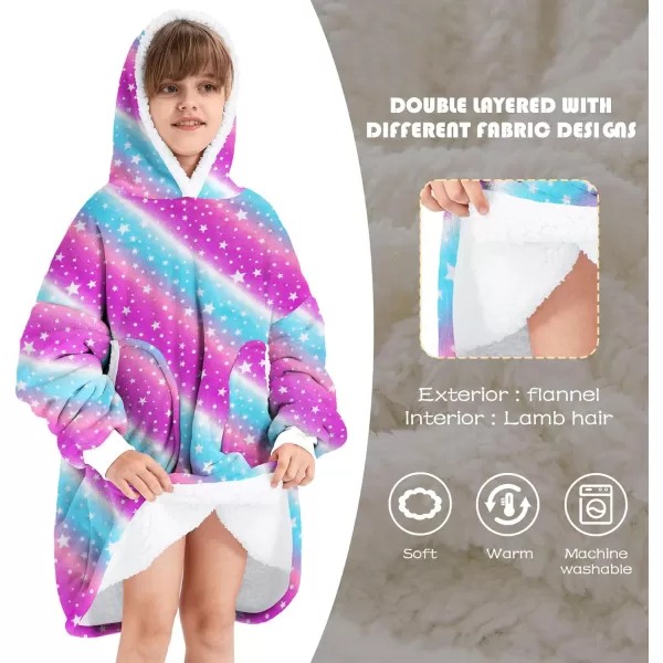 Zando Blanket Hoodie 2024 Wearable Blanket Kids and Adult Gift Comfy Blanket Hoodie Oversized Sweatshirt Sherpa Fleece