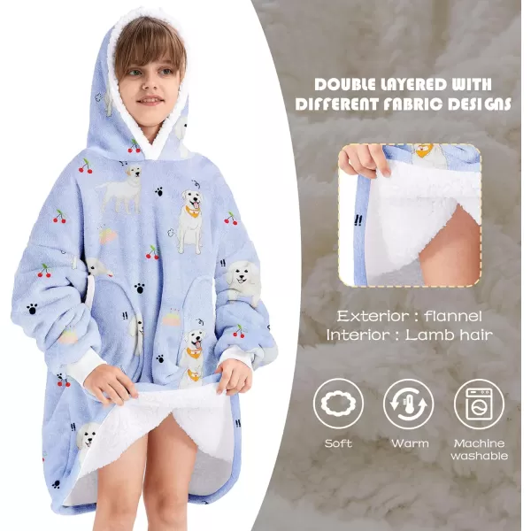 Zando Blanket Hoodie 2024 Wearable Blanket Kids and Adult Gift Comfy Blanket Hoodie Oversized Sweatshirt Sherpa Fleece