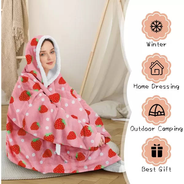 Zando Blanket Hoodie 2024 Wearable Blanket Kids and Adult Gift Comfy Blanket Hoodie Oversized Sweatshirt Sherpa Fleece