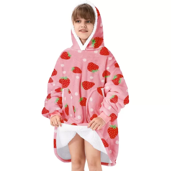 Zando Blanket Hoodie 2024 Wearable Blanket Kids and Adult Gift Comfy Blanket Hoodie Oversized Sweatshirt Sherpa Fleece