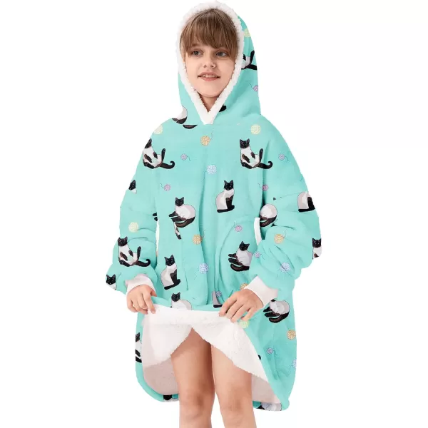 Zando Blanket Hoodie 2024 Wearable Blanket Kids and Adult Gift Comfy Blanket Hoodie Oversized Sweatshirt Sherpa Fleece