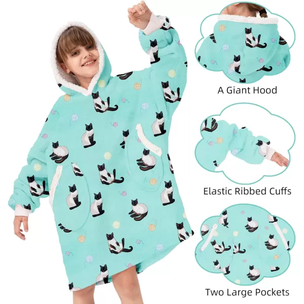 Zando Blanket Hoodie 2024 Wearable Blanket Kids and Adult Gift Comfy Blanket Hoodie Oversized Sweatshirt Sherpa Fleece