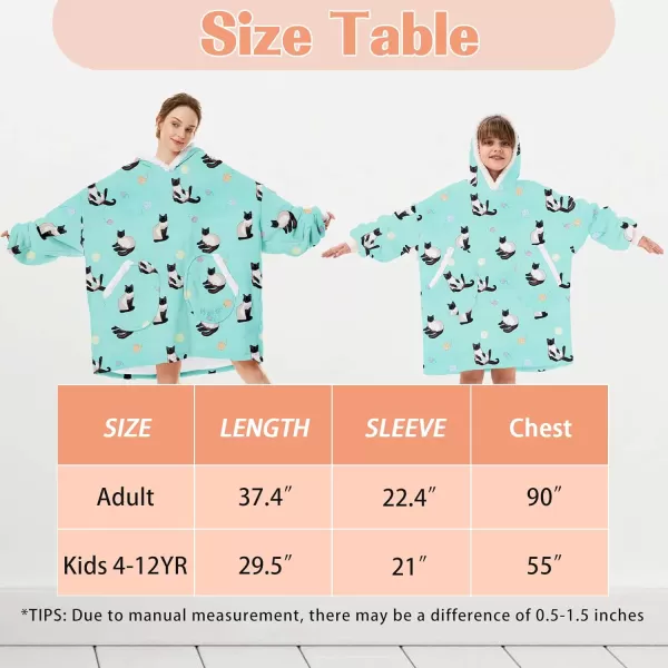 Zando Blanket Hoodie 2024 Wearable Blanket Kids and Adult Gift Comfy Blanket Hoodie Oversized Sweatshirt Sherpa Fleece