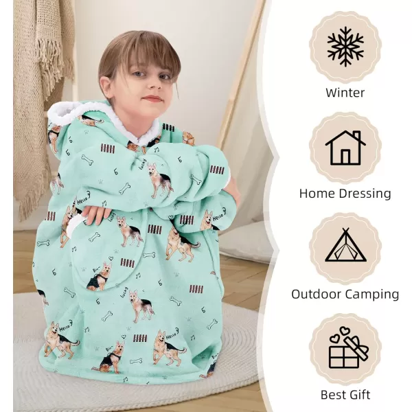 Zando Blanket Hoodie 2024 Wearable Blanket Kids and Adult Gift Comfy Blanket Hoodie Oversized Sweatshirt Sherpa Fleece