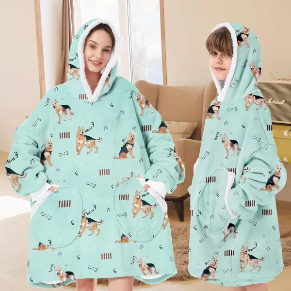 Zando Blanket Hoodie 2024 Wearable Blanket Kids and Adult Gift Comfy Blanket Hoodie Oversized Sweatshirt Sherpa Fleece