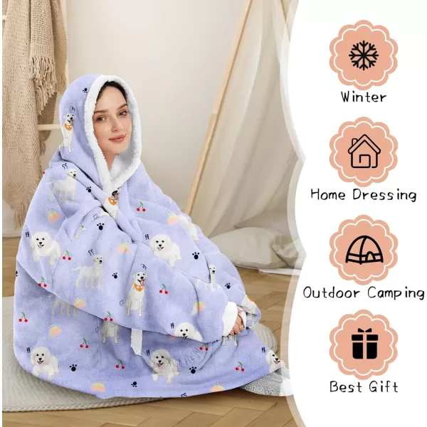 Zando Blanket Hoodie 2024 Wearable Blanket Kids and Adult Gift Comfy Blanket Hoodie Oversized Sweatshirt Sherpa Fleece