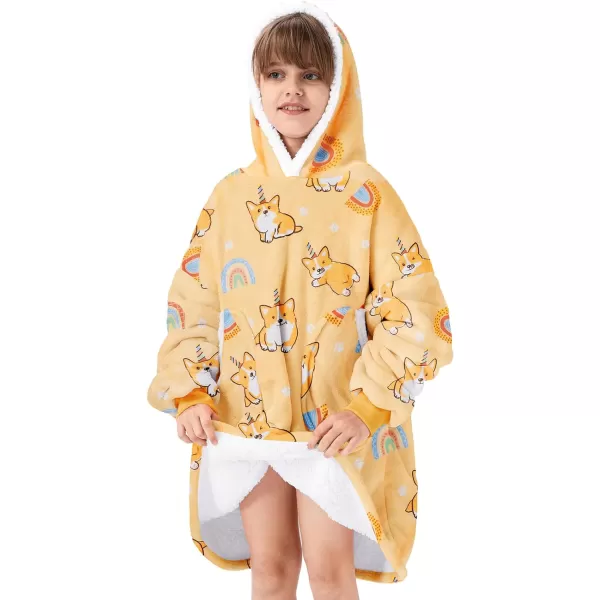 Zando Blanket Hoodie 2024 Wearable Blanket Kids and Adult Gift Comfy Blanket Hoodie Oversized Sweatshirt Sherpa Fleece