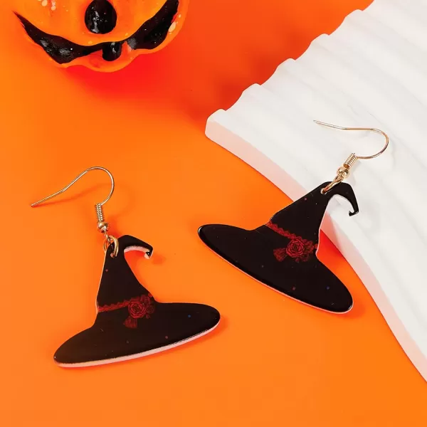 Zando Double Heart Earrings Dangle Statement Earrings for Women 80s Jewelry Accessory Party Valentine Mother's Day Gift