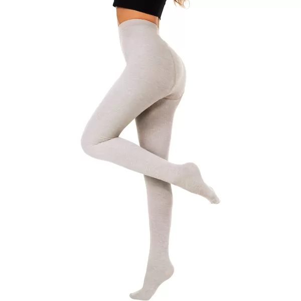 Zando Fleece Lined Tights Winter Warm Soft Tights for Women Opaque High Waist Elastic Leggings Thick Thermal Pantyhose