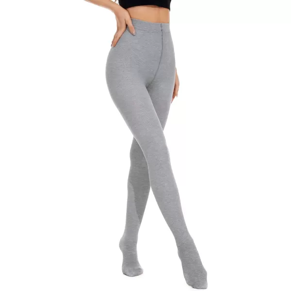 Zando Fleece Lined Tights Winter Warm Soft Tights for Women Opaque High Waist Elastic Leggings Thick Thermal Pantyhose