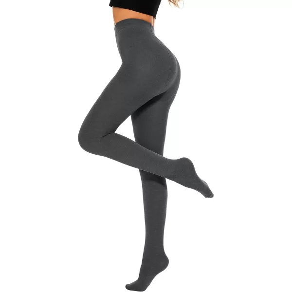Zando Fleece Lined Tights Winter Warm Soft Tights for Women Opaque High Waist Elastic Leggings Thick Thermal Pantyhose