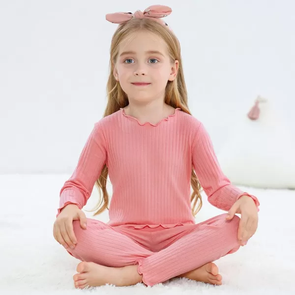 Zando Girls Thermal Underwear Set for Kids Base Layer for Toddler Boys Girls Soft Winter Long Johns Toddler Thermals