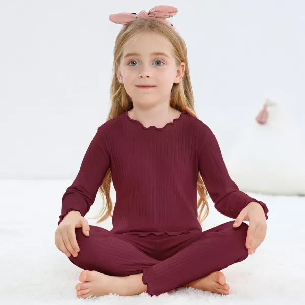 Zando Girls Thermal Underwear Set for Kids Base Layer for Toddler Boys Girls Soft Winter Long Johns Toddler Thermals