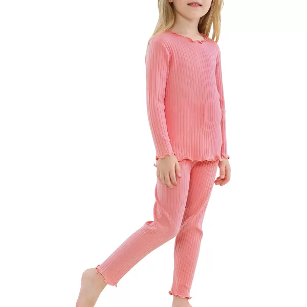 Zando Girls Thermal Underwear Set for Kids Base Layer for Toddler Boys Girls Soft Winter Long Johns Toddler Thermals