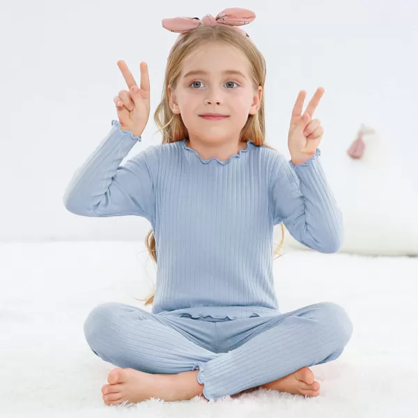 Zando Girls Thermal Underwear Set for Kids Base Layer for Toddler Boys Girls Soft Winter Long Johns Toddler Thermals