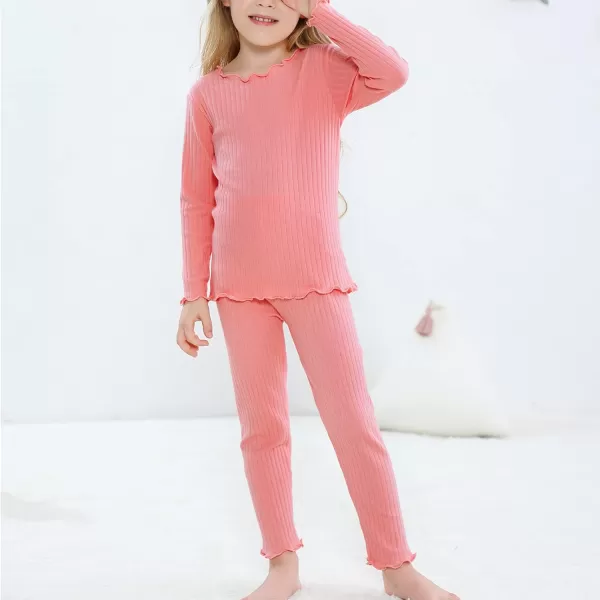 Zando Girls Thermal Underwear Set for Kids Base Layer for Toddler Boys Girls Soft Winter Long Johns Toddler Thermals