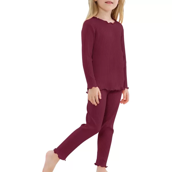 Zando Girls Thermal Underwear Set for Kids Base Layer for Toddler Boys Girls Soft Winter Long Johns Toddler Thermals