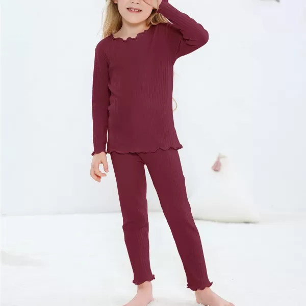 Zando Girls Thermal Underwear Set for Kids Base Layer for Toddler Boys Girls Soft Winter Long Johns Toddler Thermals