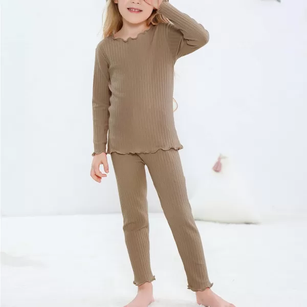 Zando Girls Thermal Underwear Set for Kids Base Layer for Toddler Boys Girls Soft Winter Long Johns Toddler Thermals