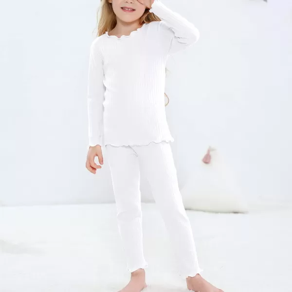 Zando Girls Thermal Underwear Set for Kids Base Layer for Toddler Boys Girls Soft Winter Long Johns Toddler Thermals