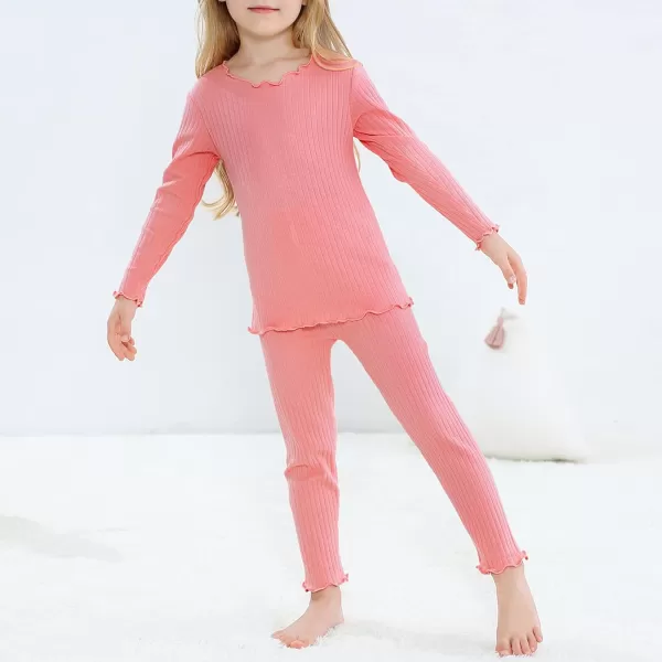 Zando Girls Thermal Underwear Set for Kids Base Layer for Toddler Boys Girls Soft Winter Long Johns Toddler Thermals