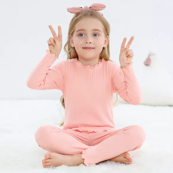 Zando Girls Thermal Underwear Set for Kids Base Layer for Toddler Boys Girls Soft Winter Long Johns Toddler Thermals