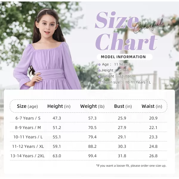Zando Grils Dress 2024 Tie Back Dresses Long Sleeve Dress for Grils Off Shoulder Solid Color Dresses for Weddings 6-14 Years