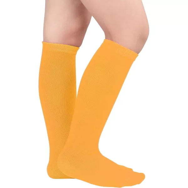 Zando Kids Child Cotton Three Stripes Sport Soccer Team Socks Uniform Tube Cute Knee High Stocking for Boys Girls