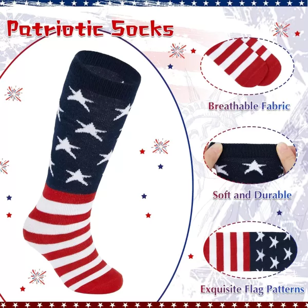 Zando Kids Child Cotton Three Stripes Sport Soccer Team Socks Uniform Tube Cute Knee High Stocking for Boys Girls