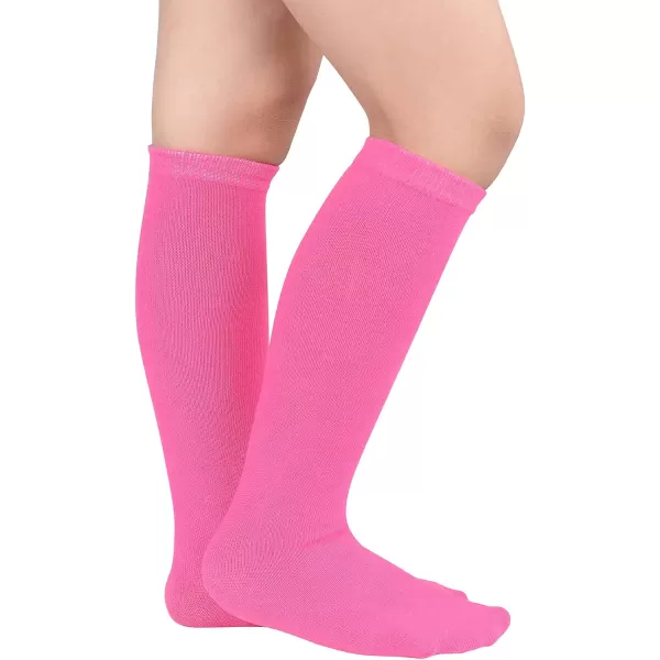 Zando Kids Child Cotton Three Stripes Sport Soccer Team Socks Uniform Tube Cute Knee High Stocking for Boys Girls