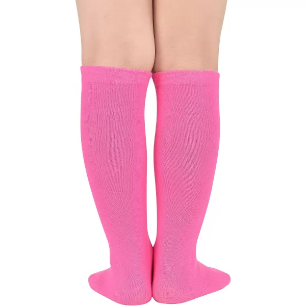 Zando Kids Child Cotton Three Stripes Sport Soccer Team Socks Uniform Tube Cute Knee High Stocking for Boys Girls