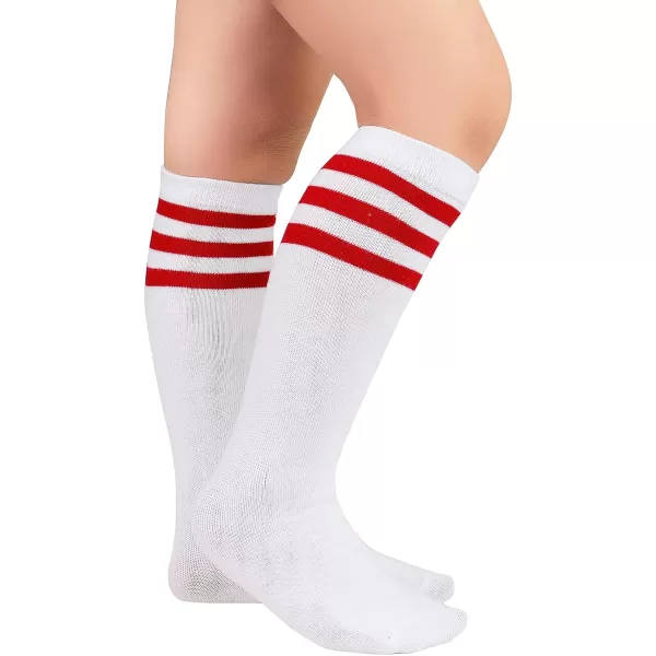 Zando Kids Soccer Socks Knee High Sock for Boys Girls Breathable Kids Youth Baseball Socks Cotton Boys Long Tube Socks