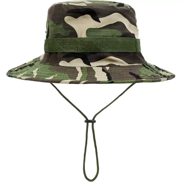 Zando Kids Sun Hat Outdoor UPF 50+ Boys Sun Hat Wide Brim Kids Fishing Bucket Hat for Kids Hiking Camping Beach Safari Hat