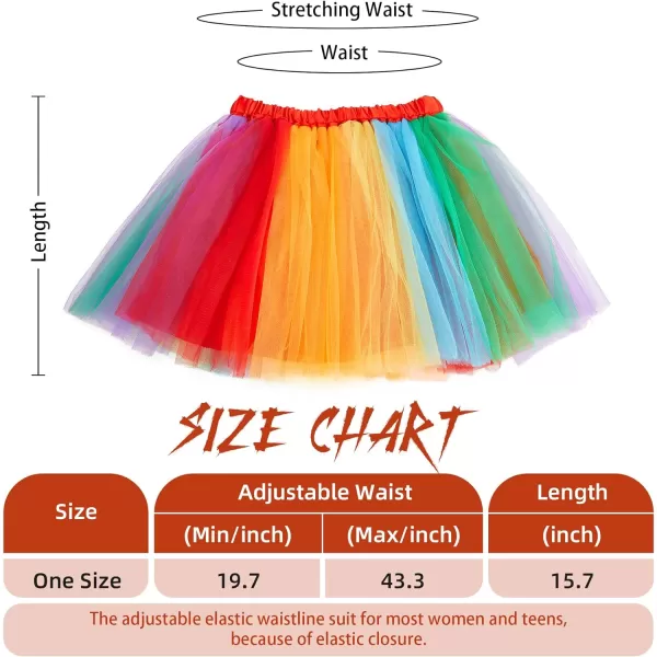 Zando Layered Tutu Tulle Skirt Ballet Skirt Dance Tutu Princess Dress Ruffle Fluffy Skirt Halloween Costumes for Women