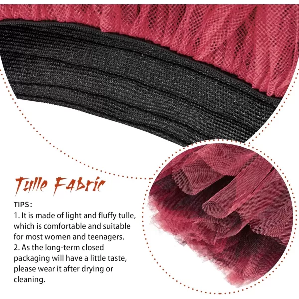 Zando Layered Tutu Tulle Skirt Ballet Skirt Dance Tutu Princess Dress Ruffle Fluffy Skirt Halloween Costumes for Women