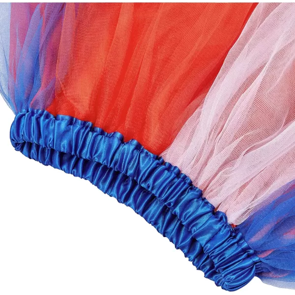 Zando Layered Tutu Tulle Skirt Ballet Skirt Dance Tutu Princess Dress Ruffle Fluffy Skirt Halloween Costumes for Women